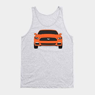 Ford Mustang Front End Competition Orange Tank Top